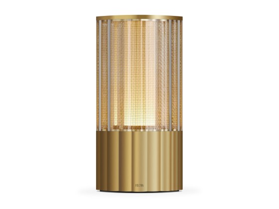 Уличная настольная лампа Voltra Lighting VOLTRA REEDED NATURAL BRASS
