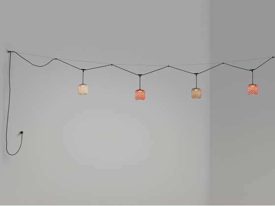 Подвесные светильники садовые BOVER NANS CATENARY S/16/4L OUTDOOR