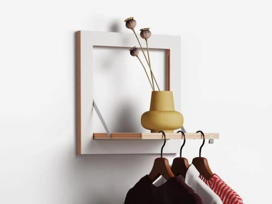 Вешалка AMBIVALENZ FLPPS HNGRAIL 40x40-1 - WHITE