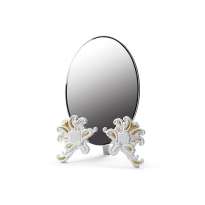 Зеркало Lladro VANITY MIRROR GOLDEN LUSTRE &amp; WHITE