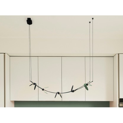 Подвесной светильник цвет черный OliveLab ALI DI LUCE