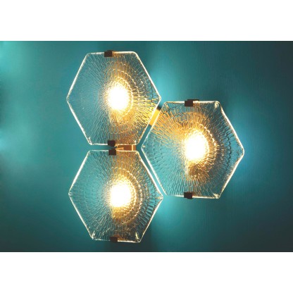 Бра - настенная лампа Patinas Lighting HEXXA WALL LIGHT 03 OL