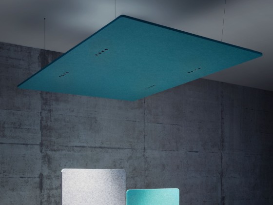 Самонесущие звукоизолирующие подвесные потолки ECHOJAZZ ECHOLED® EQ4