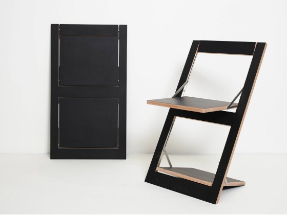 Стул AMBIVALENZ FLPPS FOLDING CHAIR - BLACK