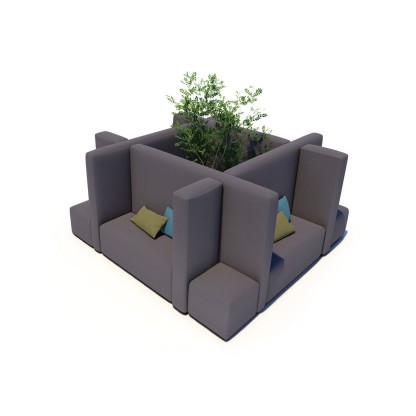 Садовый диван IKONO OFFICE CUBE S