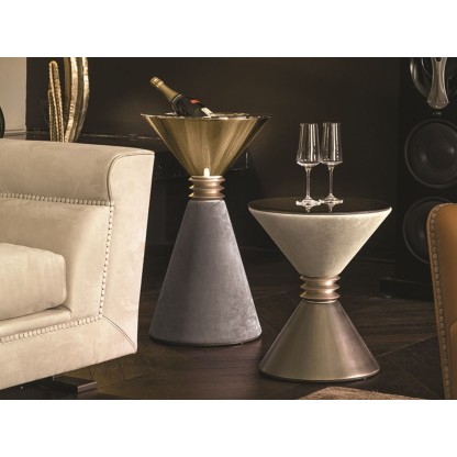 Столик со вставкой из нержавеющей стали Longhi ANGIE