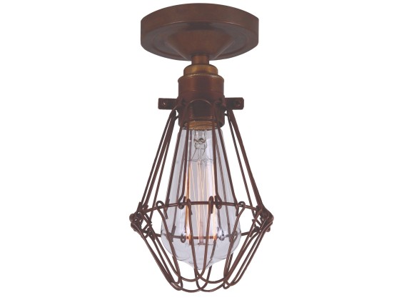 Потолочные светильники Mullan Lighting APOCH FLUSH CAGE LIGHT