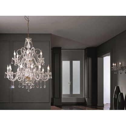 Подвесные светильники Euroluce Lampadari EPOCA L12+6