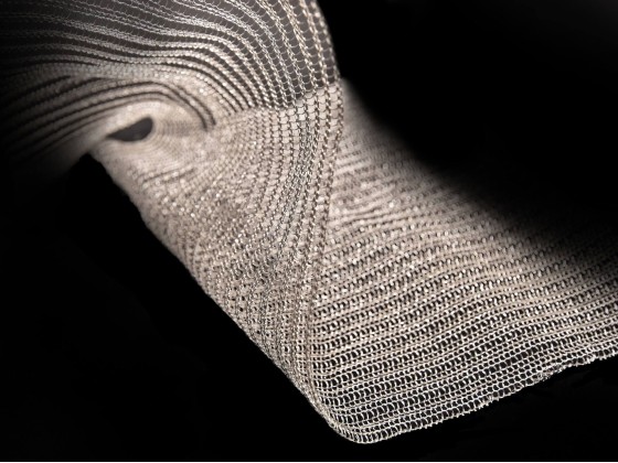 Ткани для стен Tessitura Tele Metalliche Rossi M&amp;M SILVER