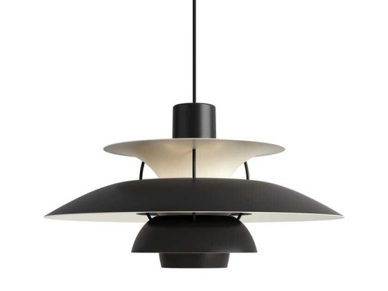 Подвесные светильники In Stock LOUIS POULSEN - PH 5 MONOCHROME BLACK