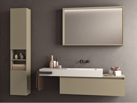 Подвесная тумба в санузел и пенал Cerasa SEGNO