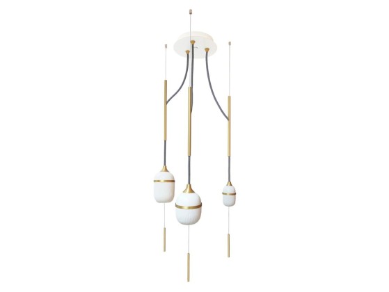 Подвесные светильники DESIGNHEURE FLEUR DE KAOLIN 80