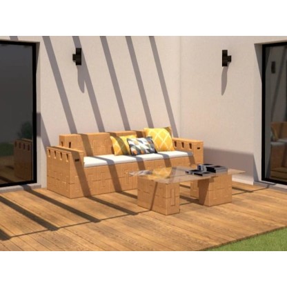 Садовый диван Corkbrick Europe COMPORTA