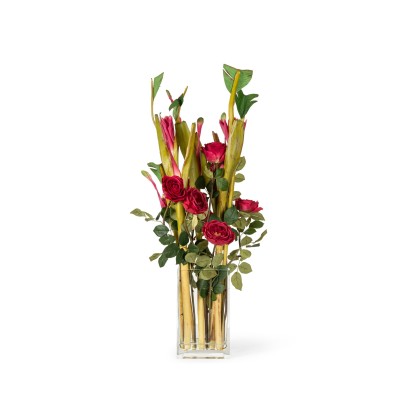 Ваза VGnewtrend ETERNITY OKINAWA ROSES