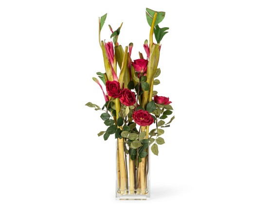 Ваза VGnewtrend ETERNITY OKINAWA ROSES