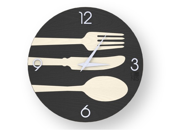 Часы LIGNIS® CUTLERY COLD