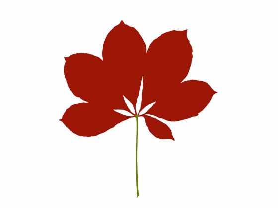 Трафаретный декор Magis LEAVES CHESTNUT