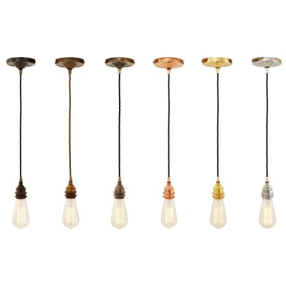 Подвесные светильники Mullan Lighting LOME VINTAGE BRAIDED SUSPENSION PENDANT