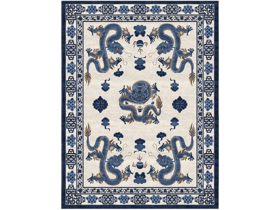 Ковер Tapis Rouge Distribution TEMPLE CEREMONY CHINESE BLUE