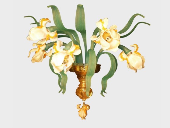 Бра - настенная лампа Sogni Di Cristallo IRIS BIANCO