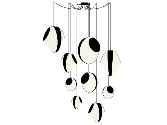 Подвесные светильники DESIGNHEURE REEF 9 MIXTE