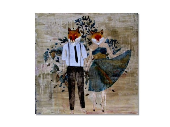 Картина ICI ET LA FOXIES IN BLUE