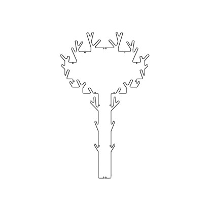 Вешалка для одежды Maze TREE