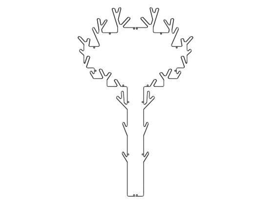 Вешалка для одежды Maze TREE