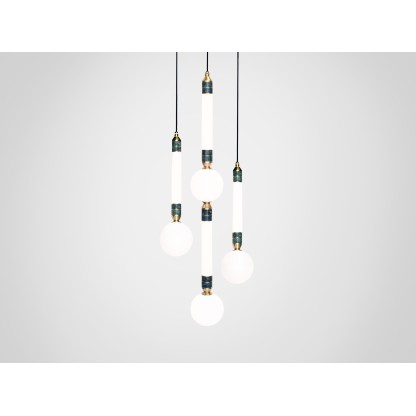 Подвесные светильники Marc Wood Studio GREENSTONE CLUSTER 3