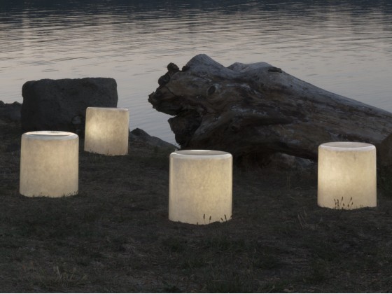 Уличные настольные лампы In-es.artdesign BIN F NEBULA OUT