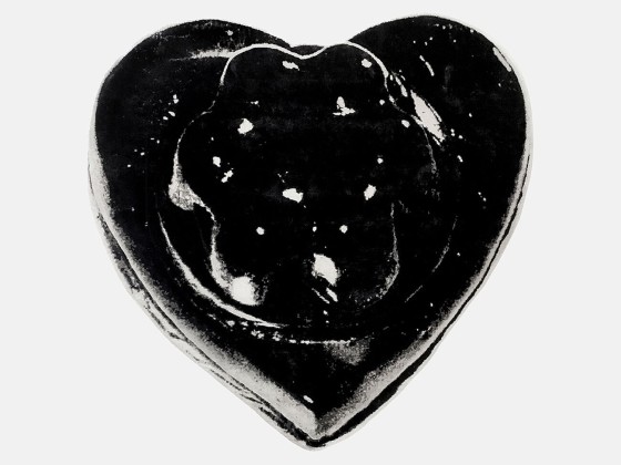Ковер HENZEL STUDIO BLACK JELLO HEART