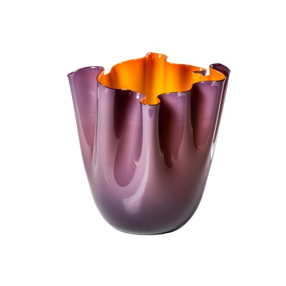 Ваза VENINI FAZZOLETTO OPALINO BICOLORE