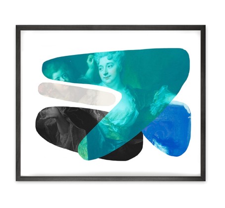 Печать на холсте Mineheart SHAPE AND COLOUR BLUE