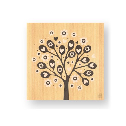 Картина LIGNIS® TREE OF HEARTS WARM