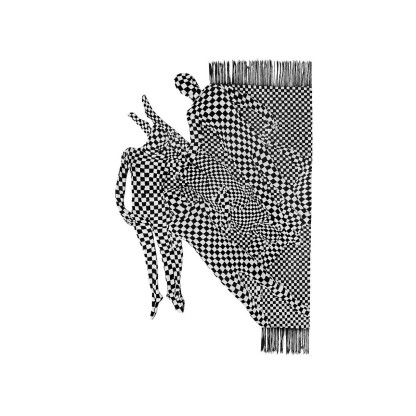 Ковер HENZEL STUDIO BLACK AND WHITE PEOPLE PATTERN