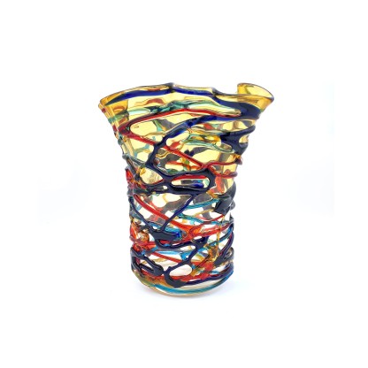 Ваза YourMurano CHROMA FLY AMBER