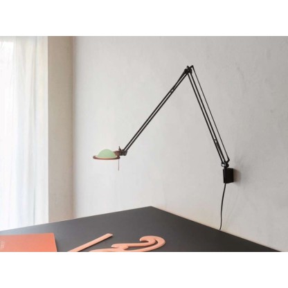 Бра - настенная лампа In Stock LUCEPLAN - BERENICE WALL ALU SAGE GREEN