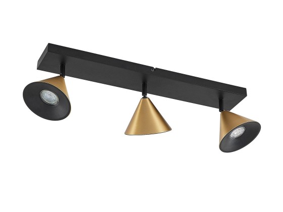 Потолочные светильники Lucande KARTIO BRASS 3