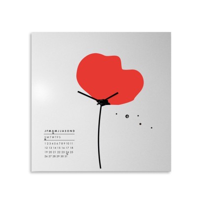 Часы Designobject.it PAPAVERO