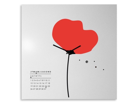 Часы Designobject.it PAPAVERO