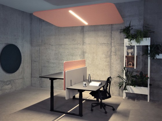 Самонесущие звукоизолирующие подвесные потолки ECHOJAZZ ECHOLED® LINEAR