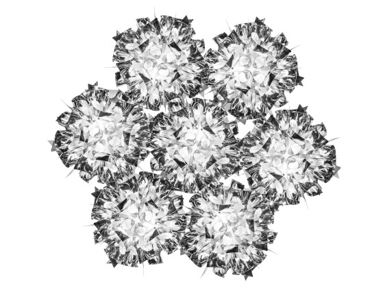 Подвесные светильники Slamp VELI 7 SILVER