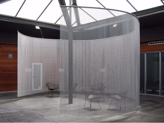 Вышитый бисером занавес Kriskadecor SPACE DIVIDER - CURVED SPA