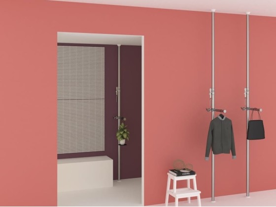 Вешалка для одежды ALU ADELINE AUTOPOLE