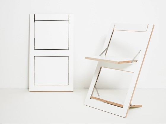 Стул AMBIVALENZ FLPPS FOLDING CHAIR - WHITE