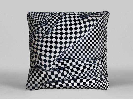 Диванные подушки HENZEL STUDIO BLACK AND WHITE PEOPLE PATTERN