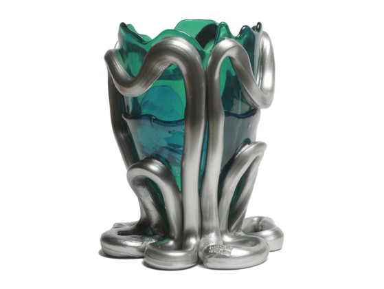 Ваза прозрачный изумруд Corsi Design INDIAN SUMMER