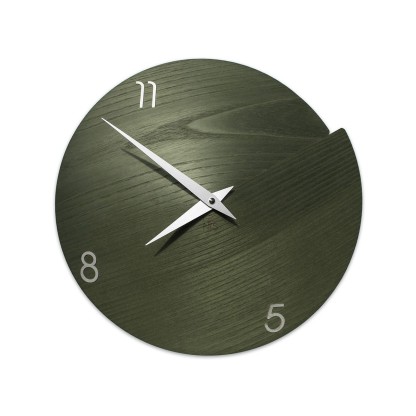 Часы LIGNIS® VULCANO NUMBERS DARK GREEN ASH