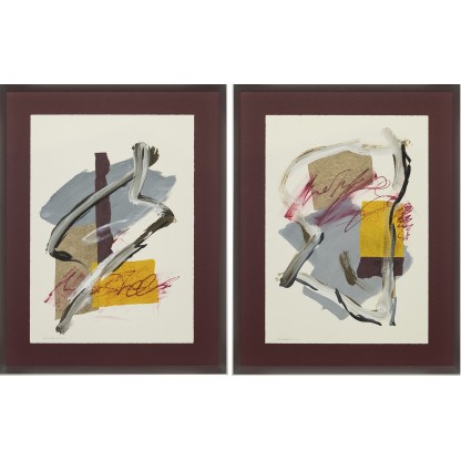 Картина NOVOCUADRO ART COMPANY BURDEOS I &amp; II