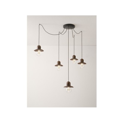 Подвесные светильники Aldo Bernardi GUINGUETTE - ROUND MULTIPLE CANOPY